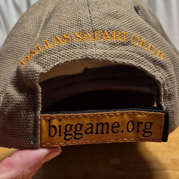 DSC Dallas Safari Club Heavier Weight Velcroback Hat - New - Picture 5 of 10